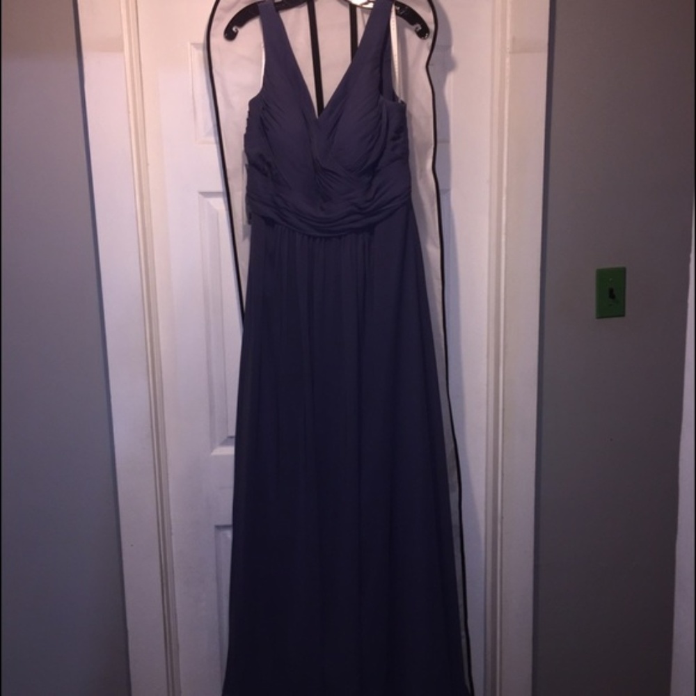 AZAZIE Pierrette Bridesmaid Gown - SZ 16 - Stormy